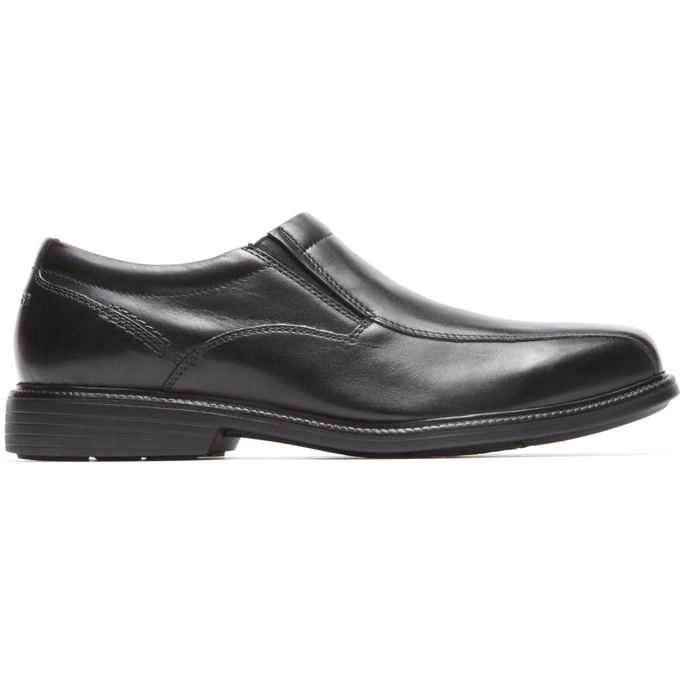 Rockport Singapore Mens Slip-On - Charles Road Black - QF5790138